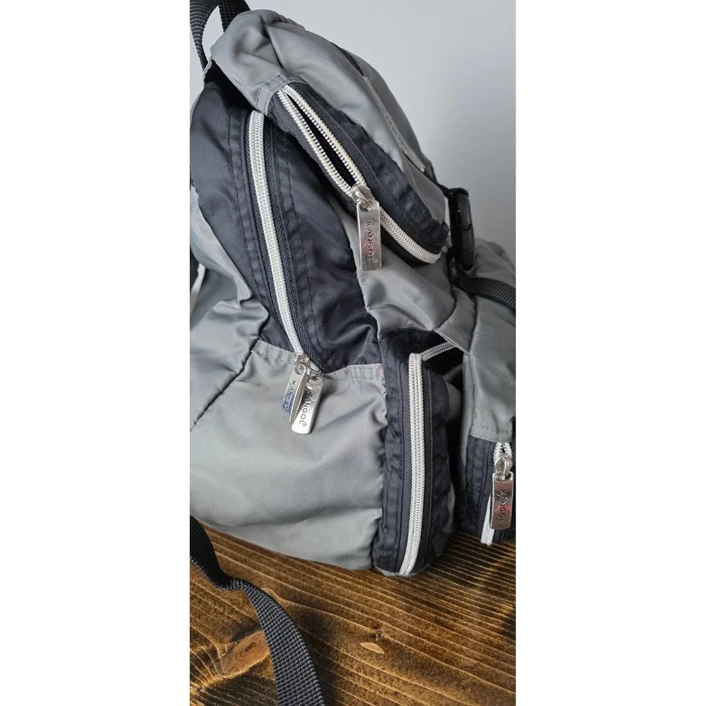 KANGOL Multi-Pocket Gray‎ Travel Backpack